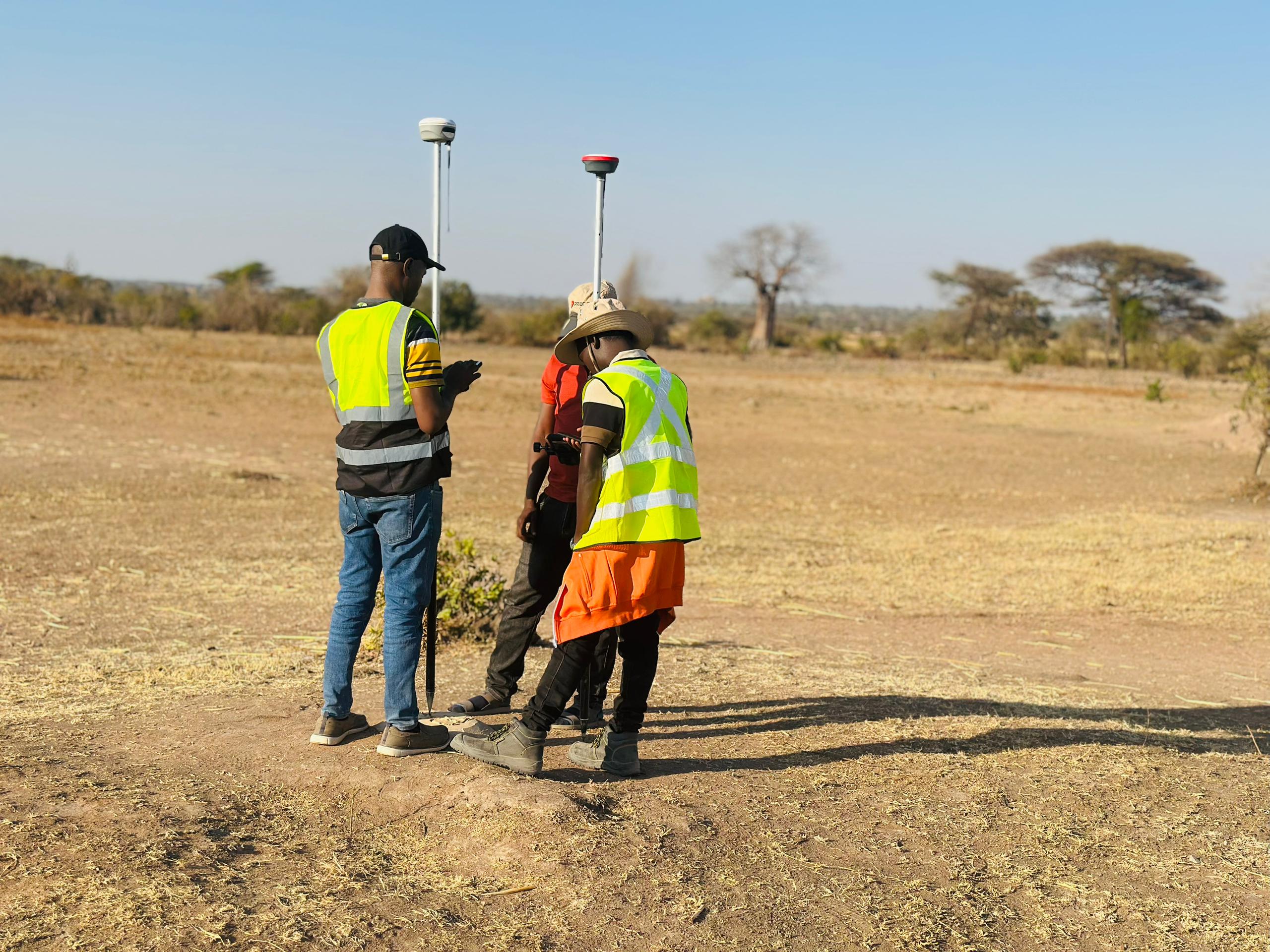 Survey and setting out on site